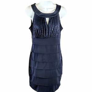 Enfocus petite navy cocktail dress